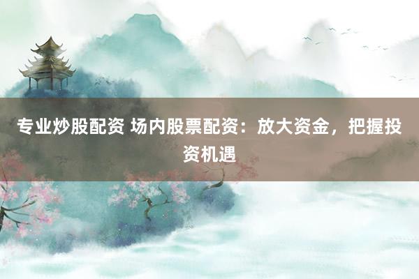 专业炒股配资 场内股票配资：放大资金，把握投资机遇