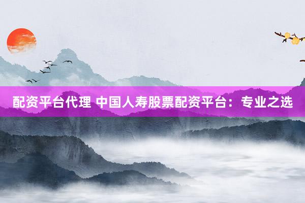 配资平台代理 中国人寿股票配资平台：专业之选